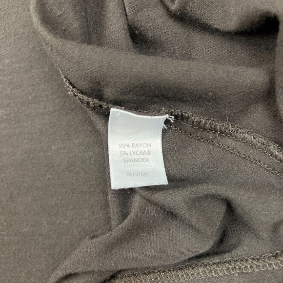 J Jill Cardigan Sweater Womens Large Brown Open Front Knit Topper Stretch Casual - Picture 11 of 12